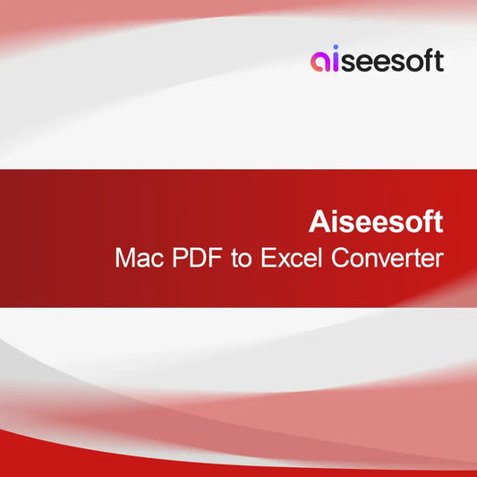 Aiseesoft Mac PDF v Excel pretvornik