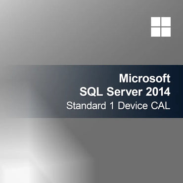 Microsoft SQL Server 2014 Standard 1 zařízení CAL