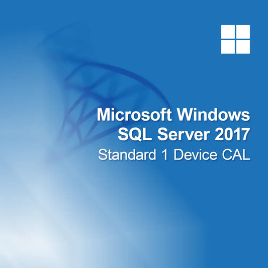 Microsoft SQL Server 2017 Standard, 1 apparaat CAL