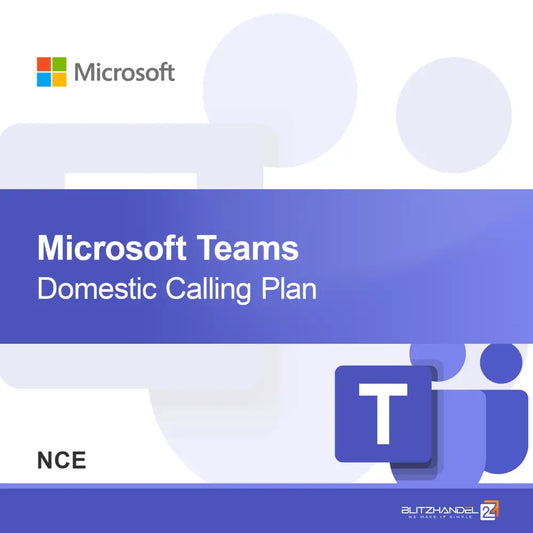 Microsoft Teams Domácí volací plán (NCE)