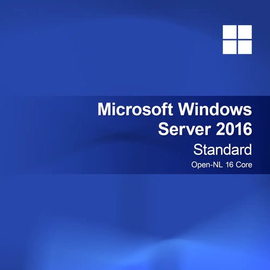 Microsoft Windows Server 2016 Standaard Open-NL 16 Core