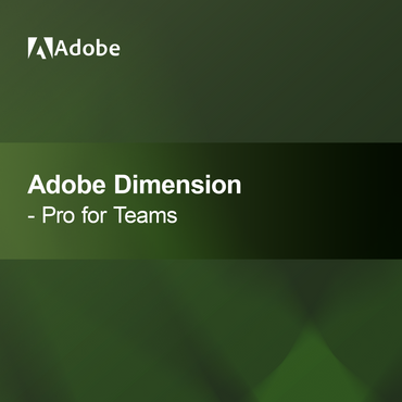 Adobe Dimension - Pro til Teams