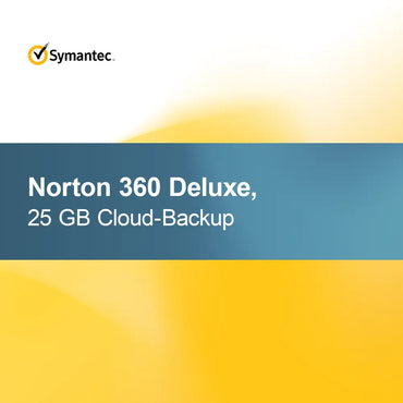 Norton 360 Deluxe, 25 GB zálohování v cloudu